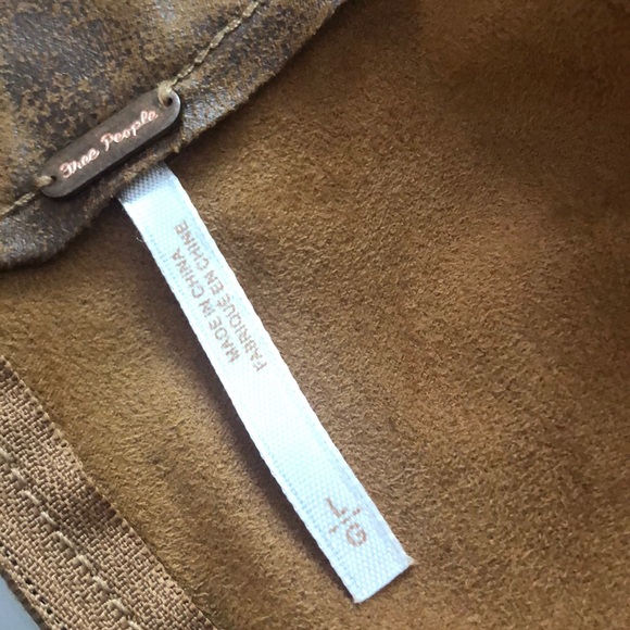 NWOT Free People pleather skirt. - Picture 4 of 4